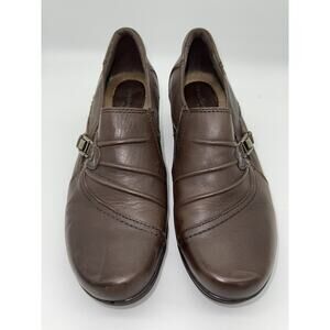 Earth Origins Women’s Size 7.5 M Brown Pump‎ Leather Upper Shoes Roxanne